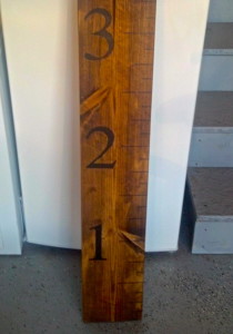 DIY Kids Measuring Stick