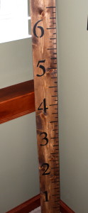 DIY Kids Height Measuring Stick