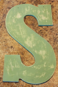 Simple DIY Initial Wreath