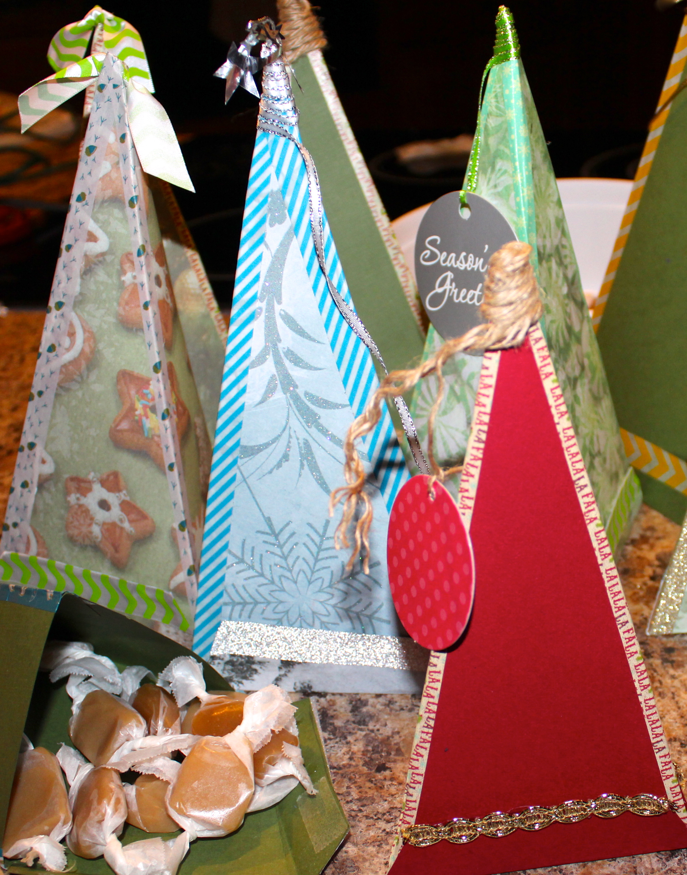 Paper Tree Gift Boxes