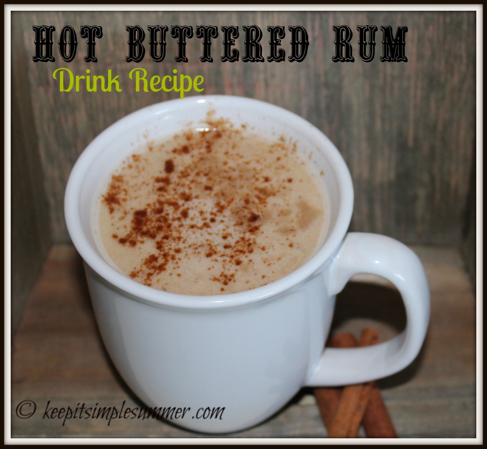 Hot Buttered Rum Drink