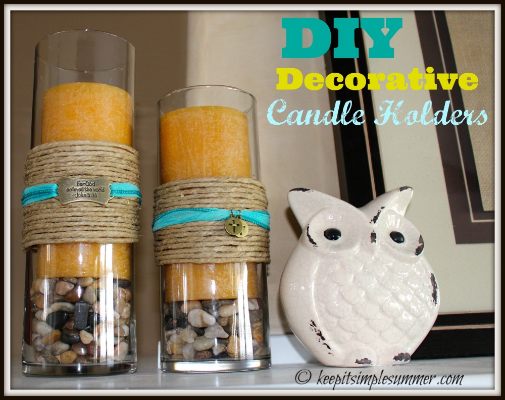 DIY Decorative Candle Holder