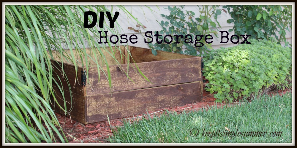DIY Hose Storage Box